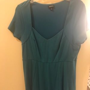 Torrid, beautiful green dress